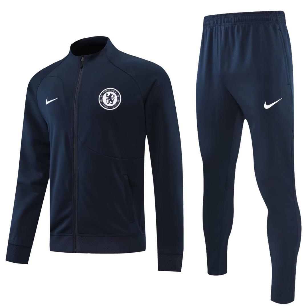 AAA Quality Chelsea 22/23 Tracksuit - Black/White